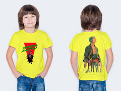 Zoro Samurai Kids T-Shirt - Dual-Side Print