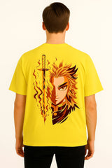 Flame Hashira Oversized T-Shirt – Rengoku Edition