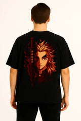 Flame Hashira Oversized T-Shirt – Rengoku Edition