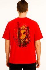 Flame Hashira Oversized T-Shirt – Rengoku Edition