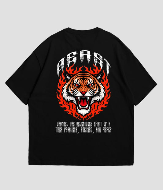 Ember Tiger Oversized T-Shirt