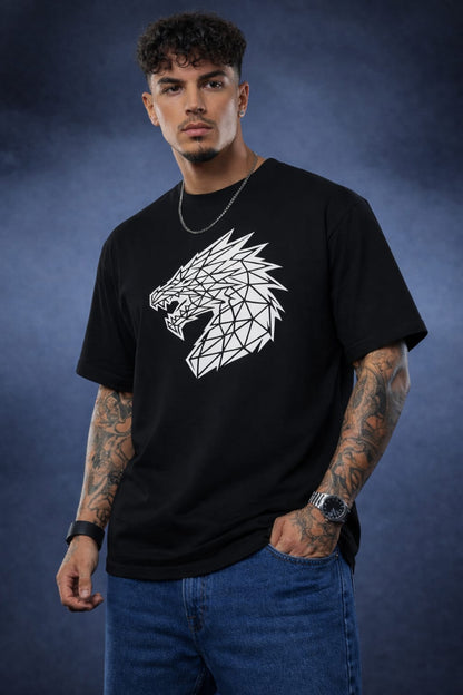Dragon Oversized Cotton Tee
