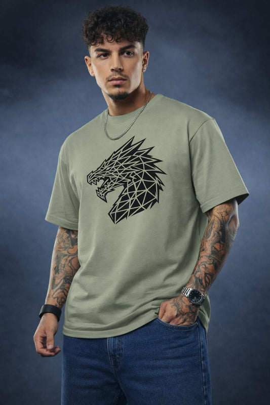 Dragon Oversized Cotton Tee
