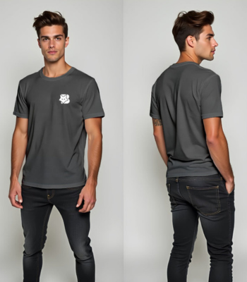 Grey Premium Cotton Oversized T-Shirt