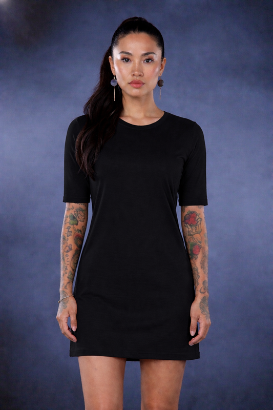 Women’s Cotton T-Shirt Dress – Casual Oversized Tee Dress for Everyday Wear