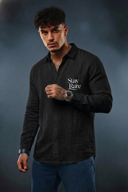 Men’s Oversized Stay Rare Casual Shirt