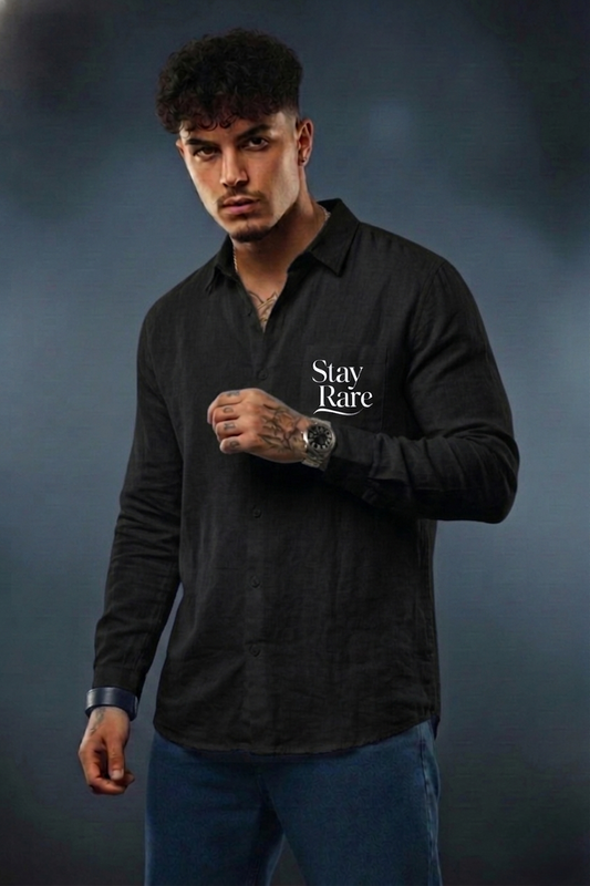 Men’s Oversized Stay Rare Casual Shirt