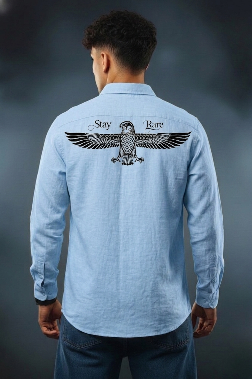 Men’s Oversized Stay Rare Casual Shirt