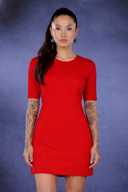 Women’s Cotton T-Shirt Dress – Casual Oversized Tee Dress for Everyday Wear