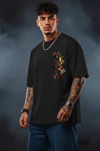 Bellatins Samurai Oversized T-Shirt –Premium Cotton Streetwear