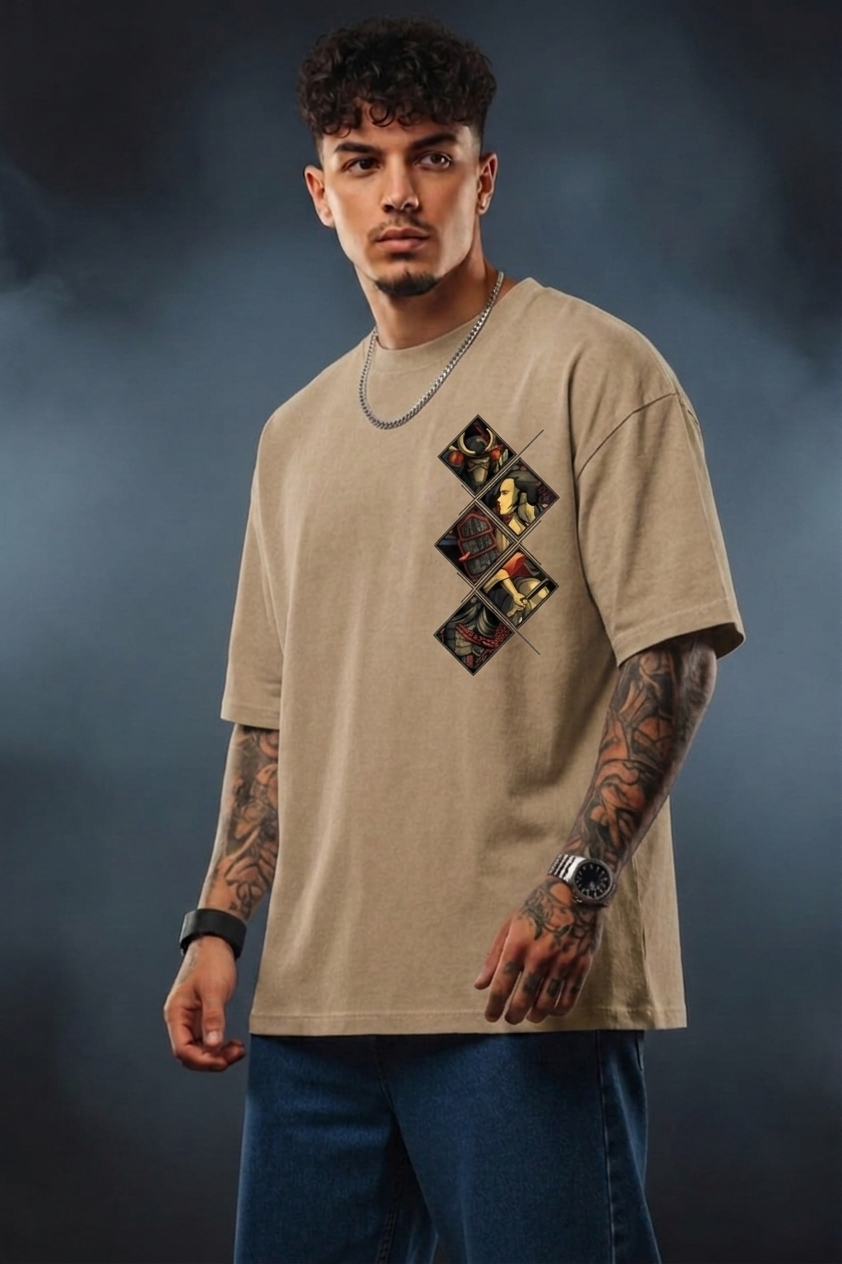 Bellatins Samurai Oversized T-Shirt –Premium Cotton Streetwear