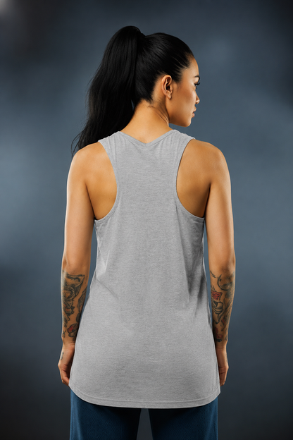 Women’s Racerback Tank Top | Pure Cotton Sleeveless Gym & Casual Wear