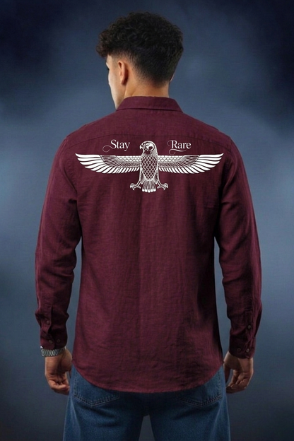 Men’s Oversized Stay Rare Casual Shirt