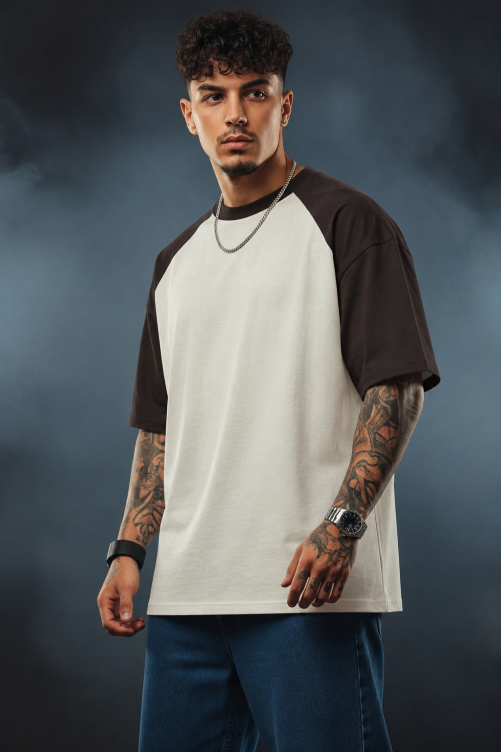 Raglan Oversized T-Shirt | Premium Cotton Casual Tee | Bellatins