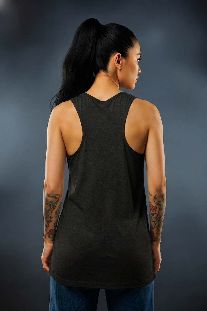 Women’s Racerback Tank Top | Pure Cotton Sleeveless Gym & Casual Wear