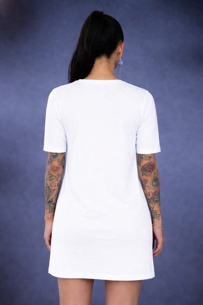 Women’s Cotton T-Shirt Dress – Casual Oversized Tee Dress for Everyday Wear
