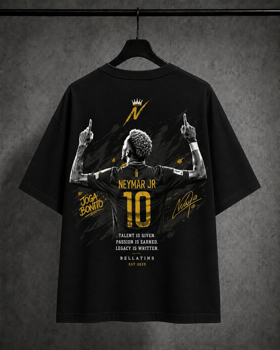 Neymar Jr Oversized T-Shirt for Men | Premium Cotton | Bellatins