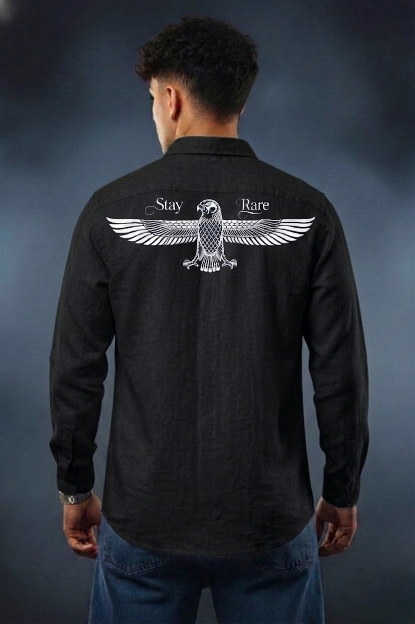 Men’s Oversized Stay Rare Casual Shirt