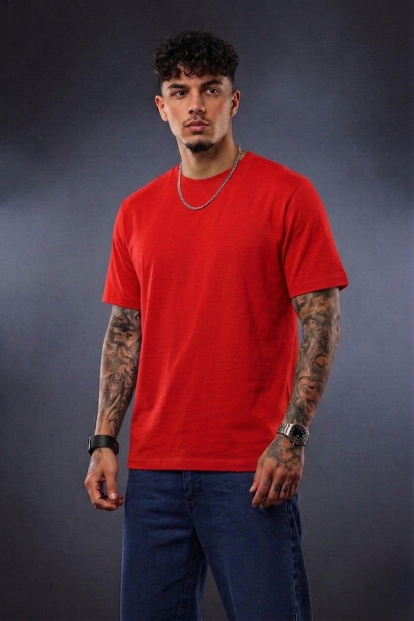 Premium Stretch Cotton T-Shirt for Men – Fit | Bellatins