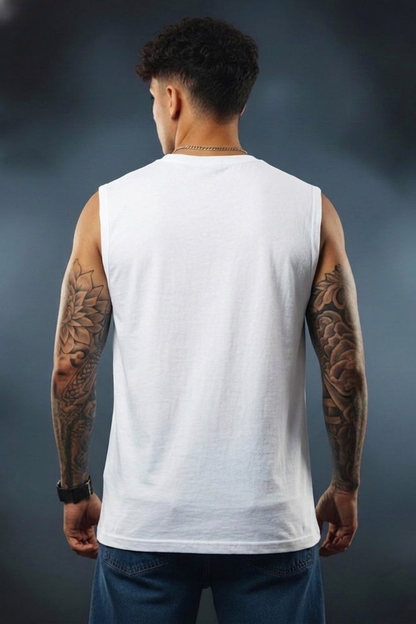 Men’s Sleeveless Tank Top| Pure Cotton Gym & Casual Wear | Premium Quality