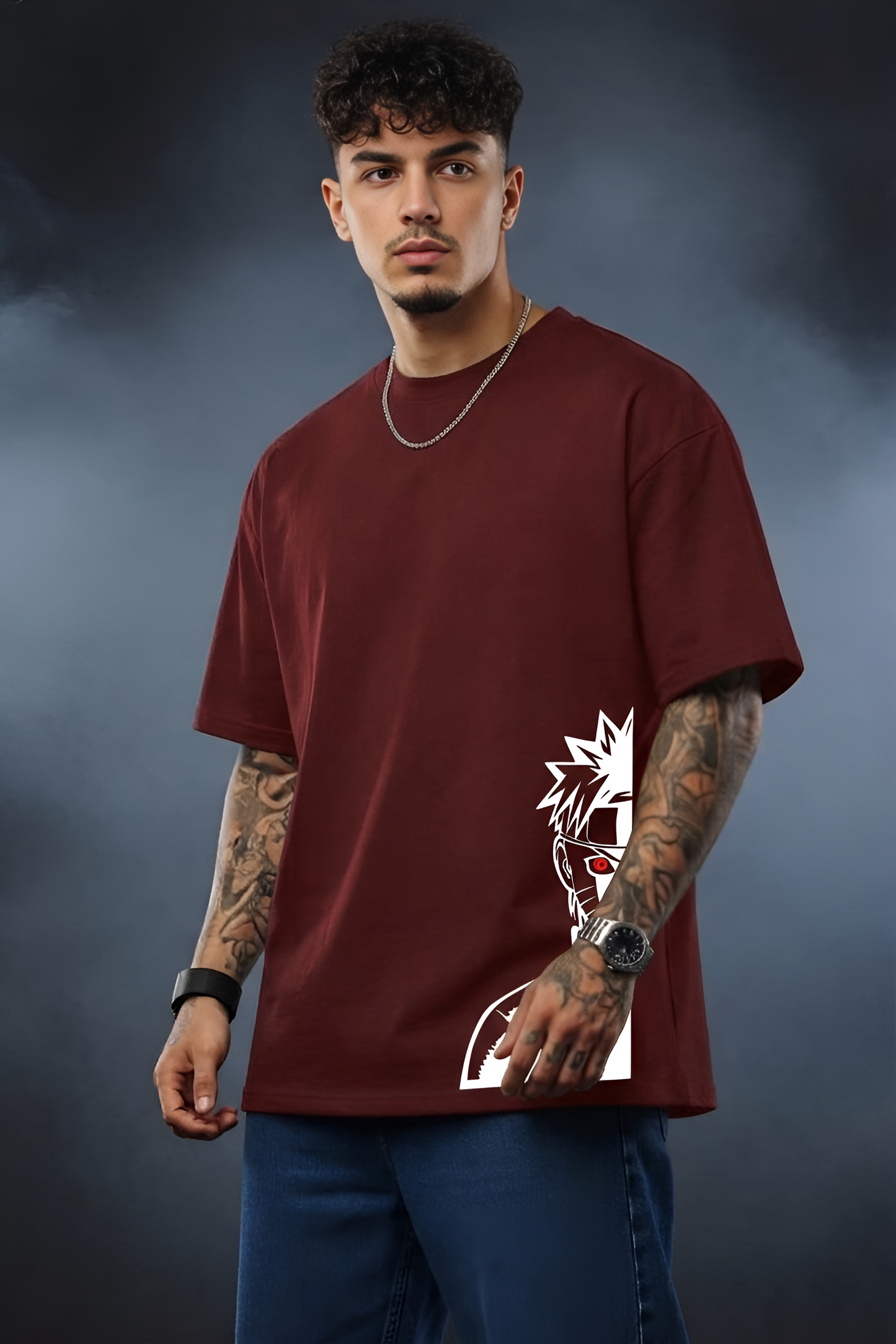 Kakashi Oversized T-Shirt – Anime Streetwear Essential