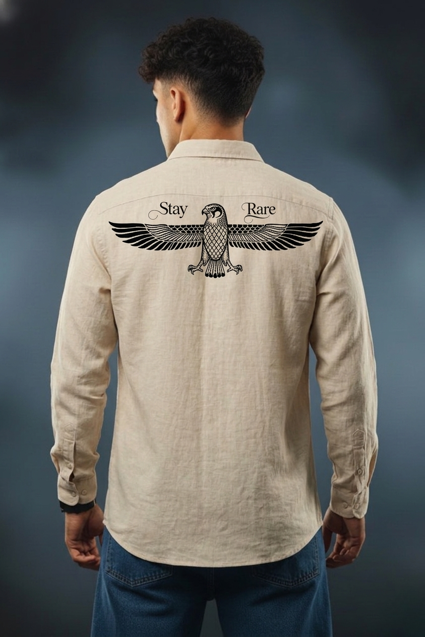 Men’s Oversized Stay Rare Casual Shirt