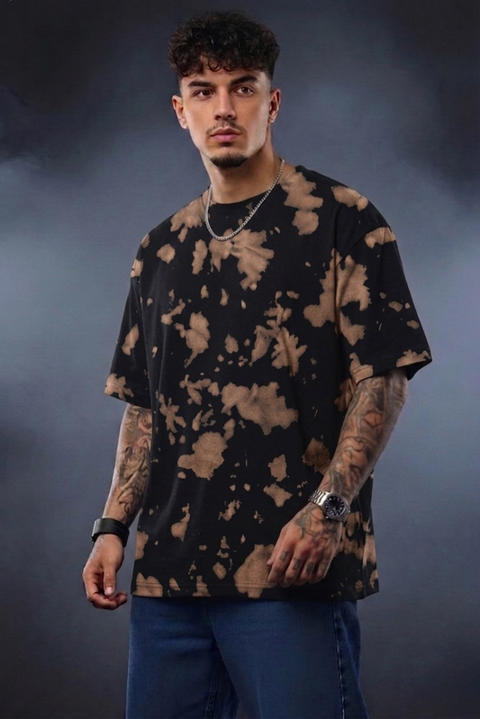 Tie-Dye Oversized T-Shirt for Men | Trendy Street Style Casual Wear