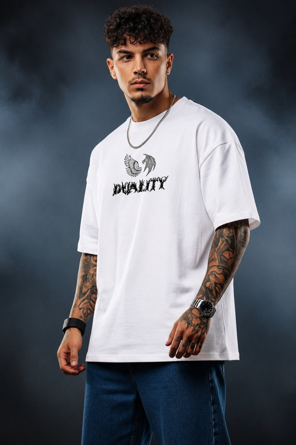 Heaven & Hell Oversized T-Shirt