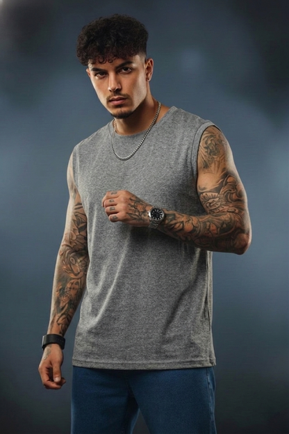 Men’s Sleeveless Tank Top| Pure Cotton Gym & Casual Wear | Premium Quality