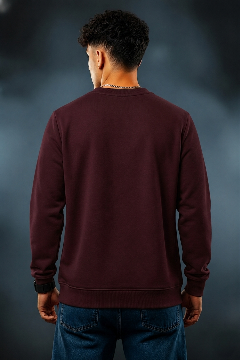 Men’s Oversized Sweatshirt | Pure Cotton Premium Crewneck