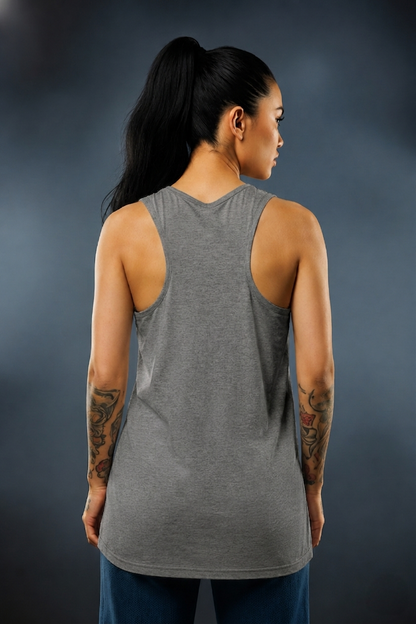 Women’s Racerback Tank Top | Pure Cotton Sleeveless Gym & Casual Wear