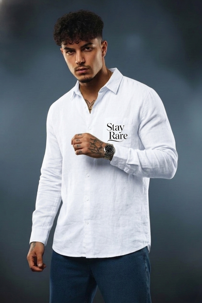 Men’s Oversized Stay Rare Casual Shirt