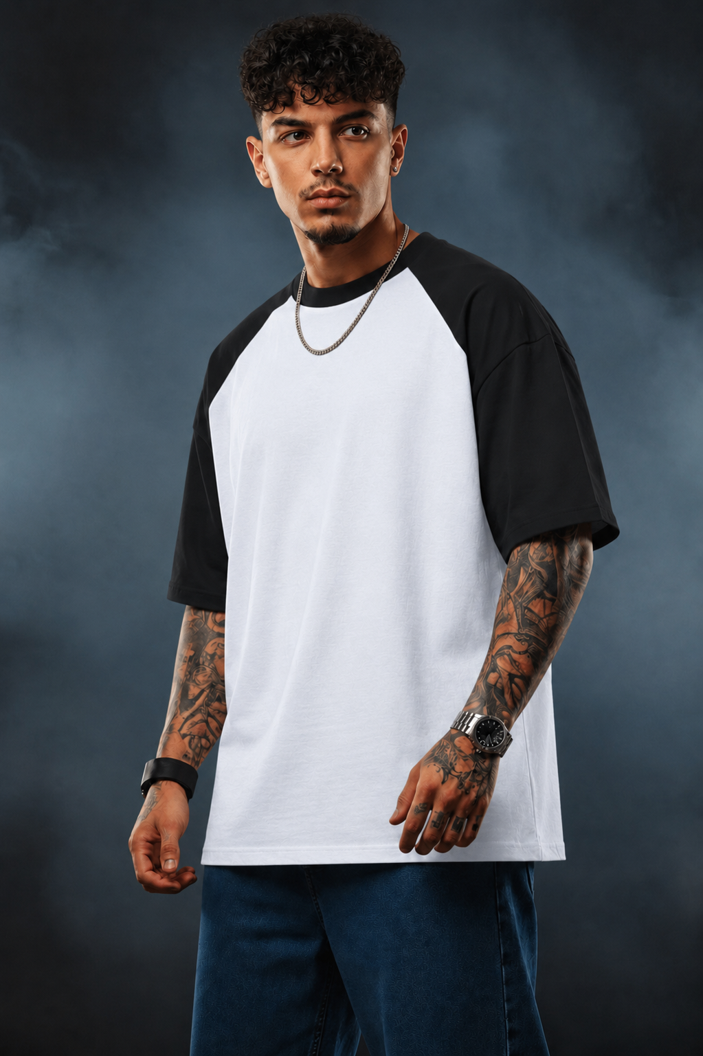 Raglan Oversized T-Shirt | Premium Cotton Casual Tee | Bellatins