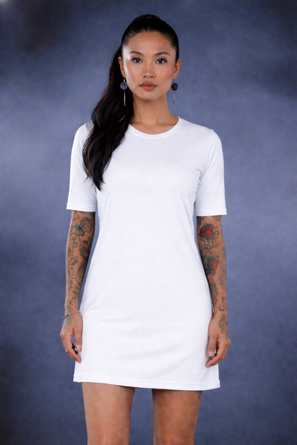 Women’s Cotton T-Shirt Dress – Casual Oversized Tee Dress for Everyday Wear