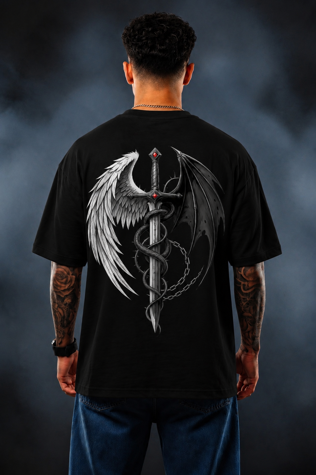 Heaven & Hell Oversized T-Shirt