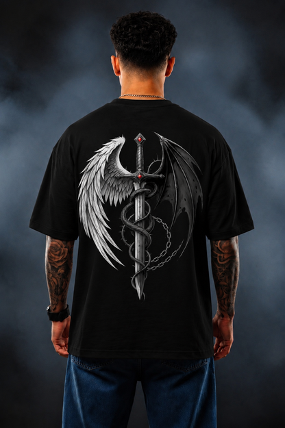 Heaven & Hell Oversized T-Shirt