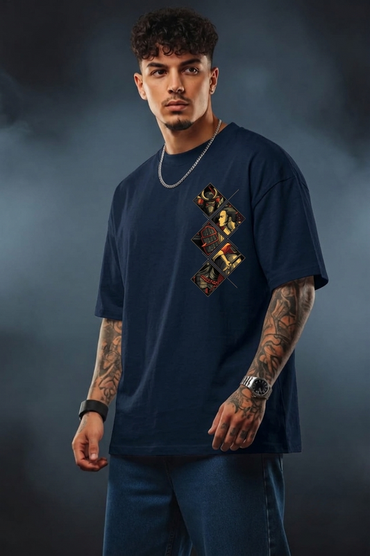 Bellatins Samurai Oversized T-Shirt –Premium Cotton Streetwear
