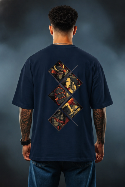 Bellatins Samurai Oversized T-Shirt –Premium Cotton Streetwear