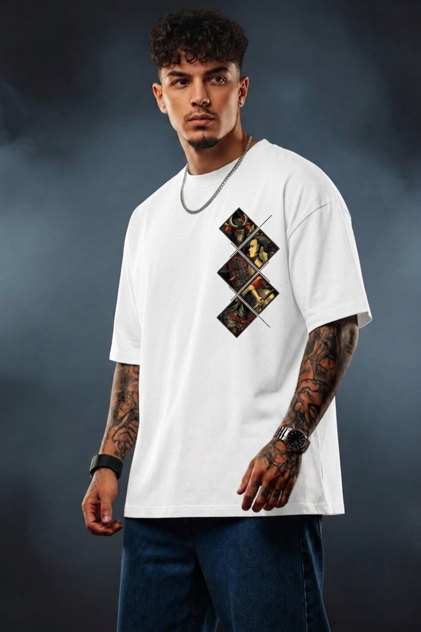Bellatins Samurai Oversized T-Shirt –Premium Cotton Streetwear