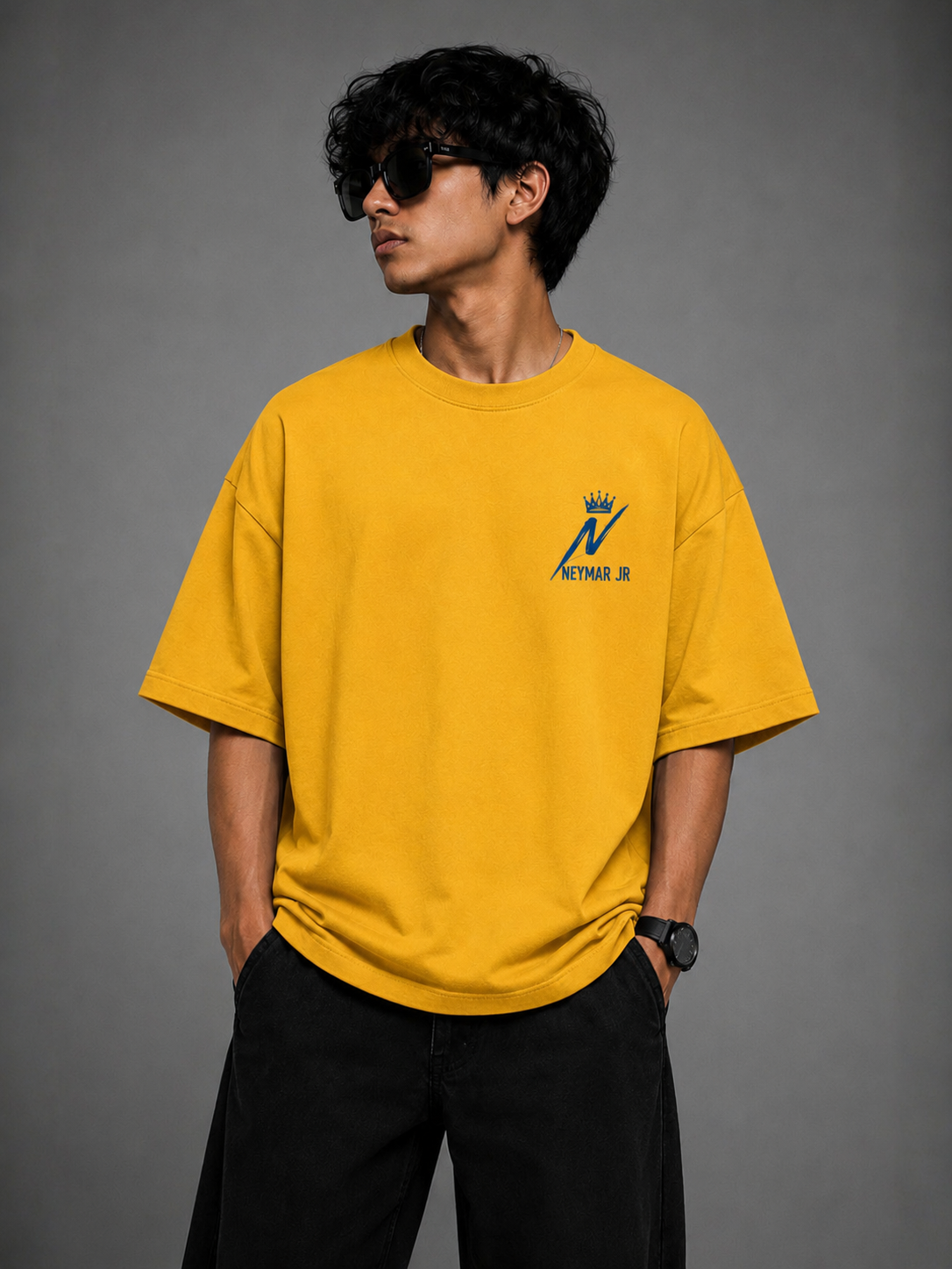Neymar Jr Oversized T-Shirt for Men | Premium Cotton | Bellatins