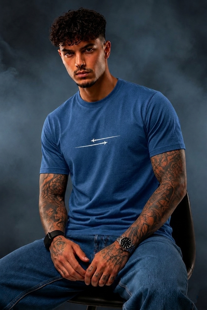 Men’s Premium Minimal Arrow Graphic T-Shirt | Regular Fit Cotton Tee