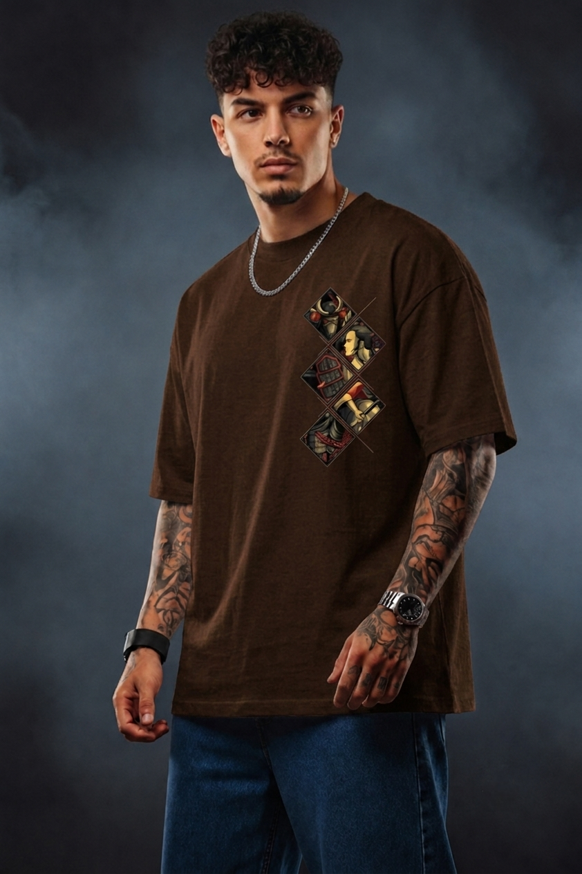 Bellatins Samurai Oversized T-Shirt –Premium Cotton Streetwear