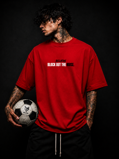 Block Out The Noise Oversized T-Shirt for Men & Women | Premium 240 GSM Cotton | Bellatins
