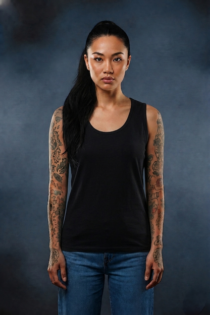 Women’s Racerback Tank Top | Pure Cotton Sleeveless Gym & Casual Wear