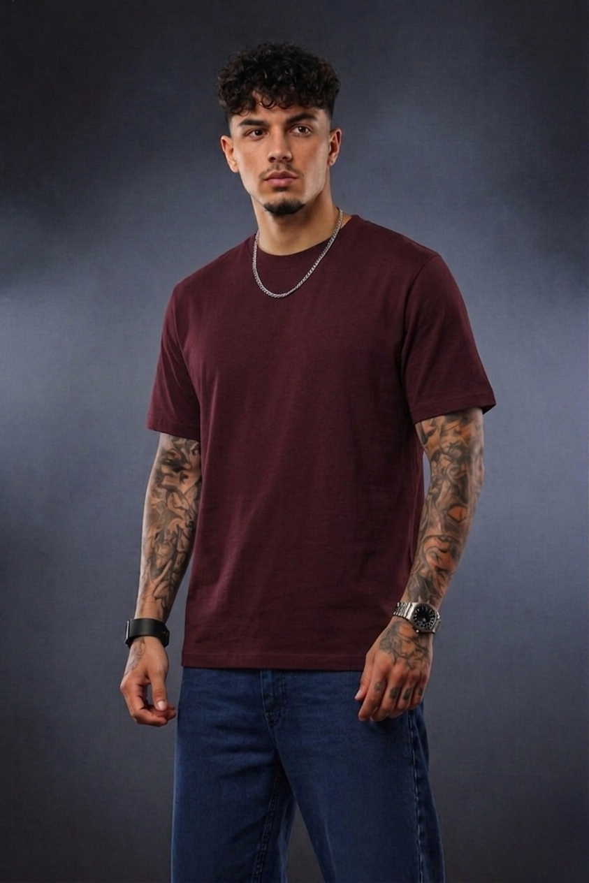 UNISEX SUPIMA COTTON T-Shirt for Men & Women | Premium Soft Crew Neck |