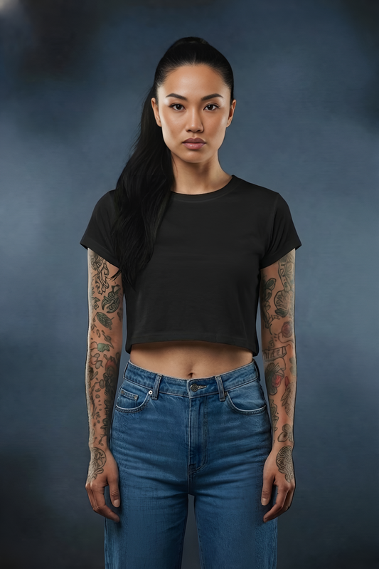Premium Cotton Crop Top – Soft, Breathable & Perfect Fit