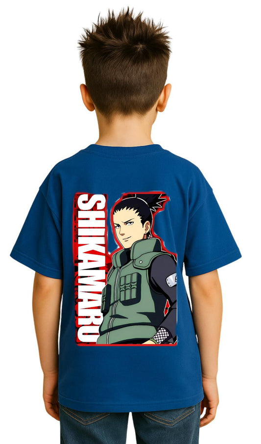 🌀 Kids' Naruto T-Shirt – Shikamaru “What a Drag” Edition