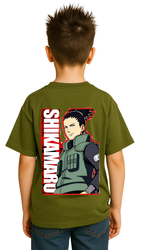 🌀 Kids' Naruto T-Shirt – Shikamaru “What a Drag” Edition